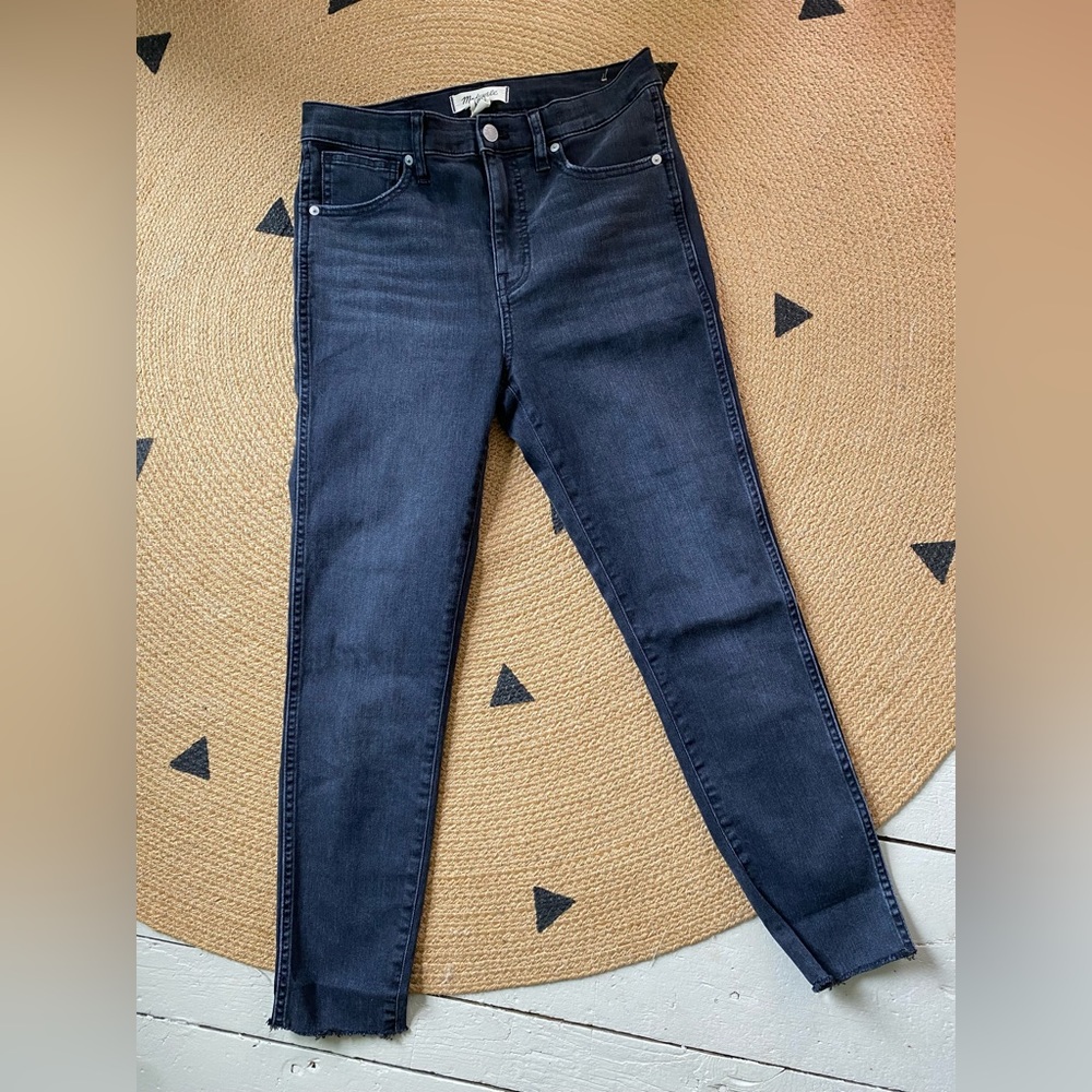 Madewell Jeans, cropped high-rise, black